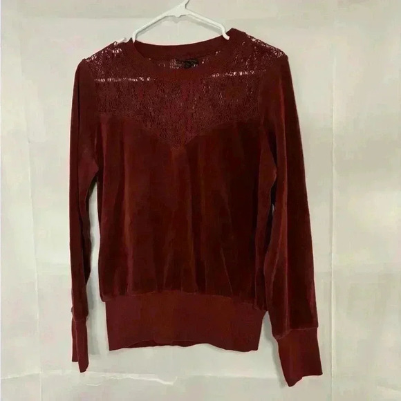 Womens size medium Shyanne brand velour sweater, #I600 - Picture 1 of 5